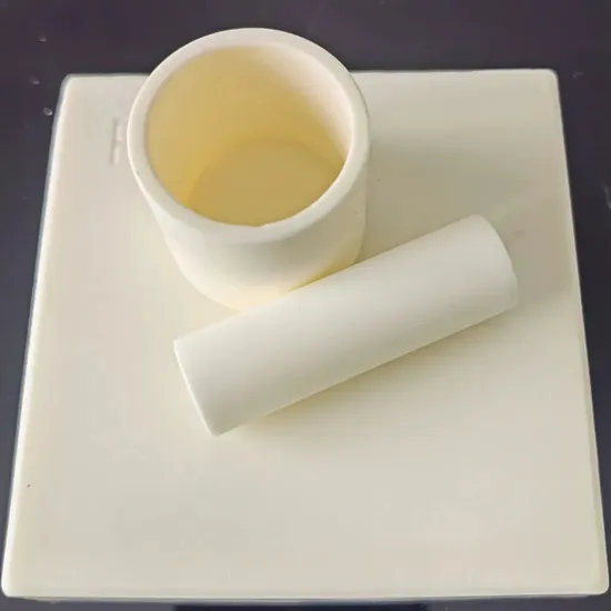 Square Column Alumina Ceramic Crucible Laboratory Crucible for Melting